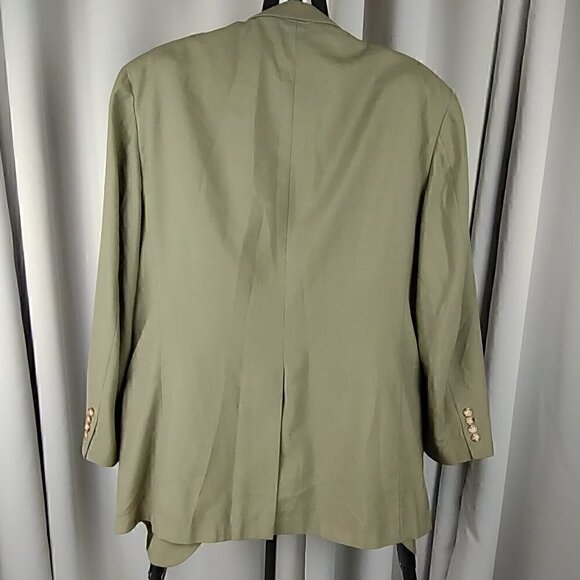 Walters and Hilman Southampton Olive Green Suit Jacket Size 43R - Picture 2 of 11